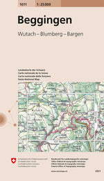 Swisstopo | 1011 Beggingen - SAC-Shop