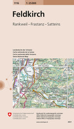 Swisstopo | 1116 Feldkirch - SAC-Shop
