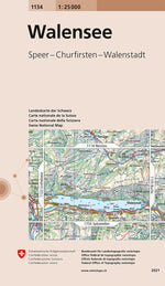 Swisstopo | 1134 Walensee - SAC-Shop