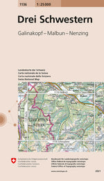 Swisstopo | 1136 Drei Schwestern - SAC-Shop