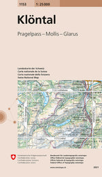 Swisstopo | 1153 Klöntal - SAC-Shop