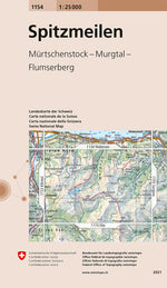 Swisstopo | 1154 Spitzmeilen - SAC-Shop