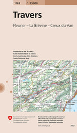 Swisstopo | 1163 Travers - SAC-Shop