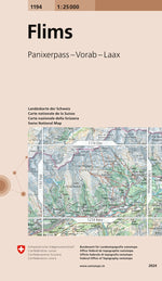 Swisstopo | 1194 Flims - SAC-Shop