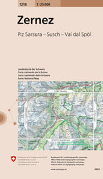 Swisstopo | 1218 Zernez - SAC-Shop