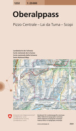 Swisstopo | 1232 Oberalppass - SAC-Shop