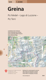 Swisstopo | 1233 Greina - SAC-Shop