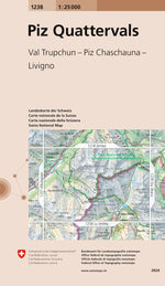 Swisstopo | 1238 Piz Quattervals - SAC-Shop