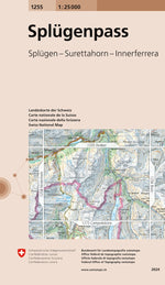 Swisstopo | 1255 Splügenpass - SAC-Shop
