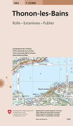 Swisstopo | 1262 Thonen-les-Bains - SAC-Shop