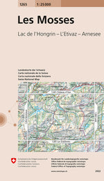 Swisstopo | 1265 Les Mosses - SAC-Shop
