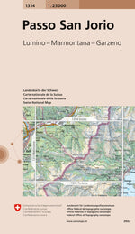 Swisstopo | 1314 Passo San Jorio - SAC-Shop
