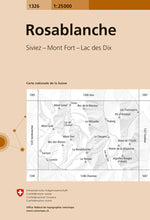 Swisstopo | 1326 Rosablanche - SAC-Shop