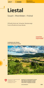 Swisstopo | 214T Liestal Wanderkarte - SAC-Shop