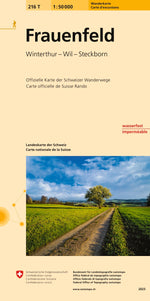 Swisstopo | 216T Frauenfeld Wanderkarte - SAC-Shop