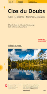 Swisstopo | 222T Clos du Doubs Wanderkarte - SAC-Shop