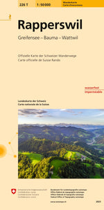 Swisstopo | 226T Rapperswil Wanderkarte - SAC-Shop