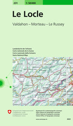 Swisstopo | 231 Le Locle - SAC-Shop