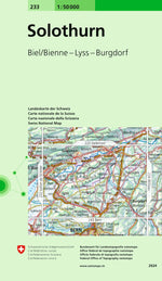 Swisstopo | 233 Solothurn - SAC-Shop