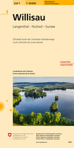 Swisstopo | 234T Willisau Wanderkarte - SAC-Shop