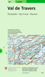 Swisstopo | 241 Val de Travers - SAC-Shop