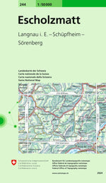Swisstopo | 244 Escholzmatt - SAC-Shop