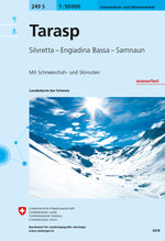 Swisstopo | 249S Tarasp Schneesportkarte - SAC-Shop