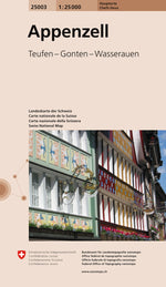 Swisstopo | 25003 Appenzell - SAC-Shop