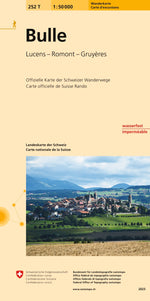 Swisstopo | 252T Bulle Wanderkarte - SAC-Shop