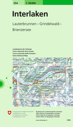 Swisstopo | 254 Interlaken - SAC-Shop