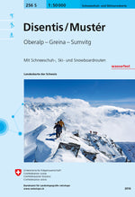Swisstopo | 256S Disentis/Mustér Schneesportkarte - SAC-Shop