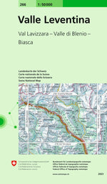 Swisstopo | 266 Valle Leventina - SAC-Shop
