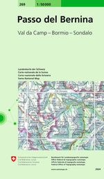 Swisstopo | 269 Passo del Bernina - SAC-Shop