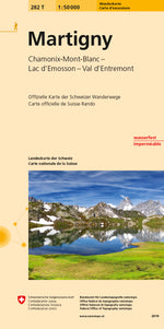 Swisstopo | 282T Martigny Wanderkarte - SAC-Shop