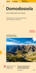 Swisstopo | 285T Domodossola Wanderkarte - SAC-Shop