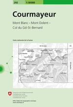 Swisstopo | 292 Courmayeur - SAC-Shop
