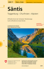 swisstopo | 3301T Säntis Wanderkarte - SAC-Shop