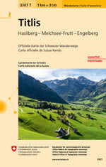 Swisstopo | 3307T Titlis Wanderkarte - SAC-Shop