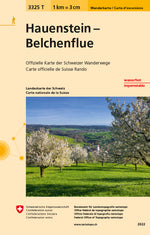 Swisstopo | 3325T Hauenstein - Belchenflue Wanderkarte - SAC-Shop
