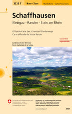 Swisstopo | 3329T Schaffhausen Wanderkarte - SAC-Shop