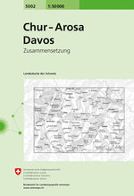 Swisstopo | 5002 Chur - Arosa - Davos - SAC-Shop