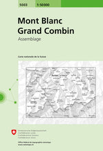Swisstopo | 5003 Mont Blanc - Grand Combin - SAC-Shop