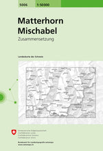 Swisstopo | 5006 Matterhorn - Mischabel - SAC-Shop