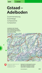 Swisstopo | 5009 Gstaad - Adelboden - SAC-Shop
