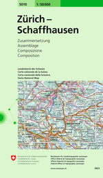 Swisstopo | 5010 Zürich - Schaffhausen - SAC-Shop