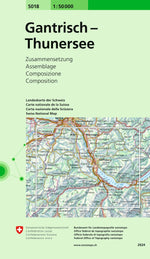Swisstopo | 5018 Gantrisch - Thunersee - SAC-Shop