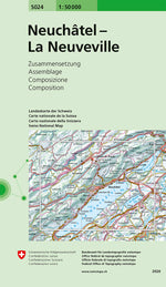 Swisstopo | 5024 Neuchâtel - La Neuveville - SAC-Shop
