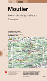 Swisstopo | 1106 Moutier - SAC-Shop