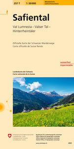 Swisstopo | 257T Safiental Wanderkarte - SAC-Shop