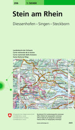 Swisstopo | 206 Stein am Rhein - SAC-Shop